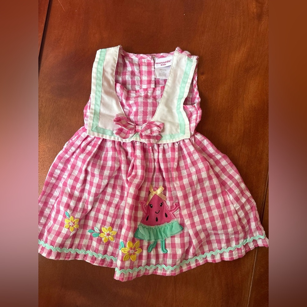 Nannette Kids Watermelon Dress
